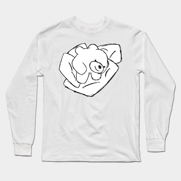 Smiley Bear's Pillow Nest Long Sleeve T-Shirt by SmileyBearArt